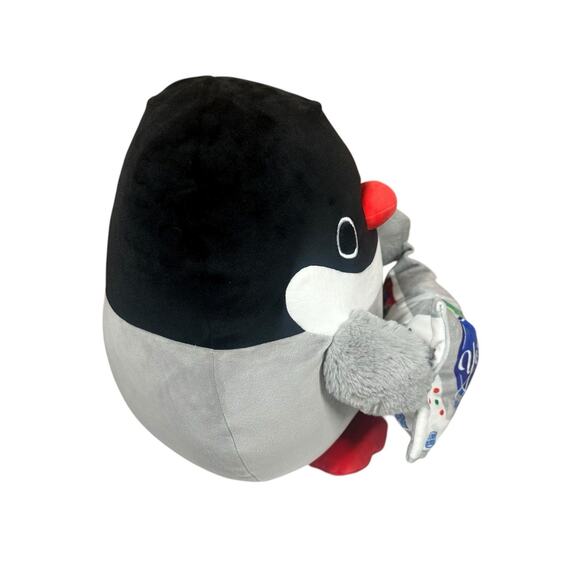 Winter Snackles 14” Plush York Peppermint Stuffed Plush Penguin Zuru DENNIS Soft - Picture 5 of 6